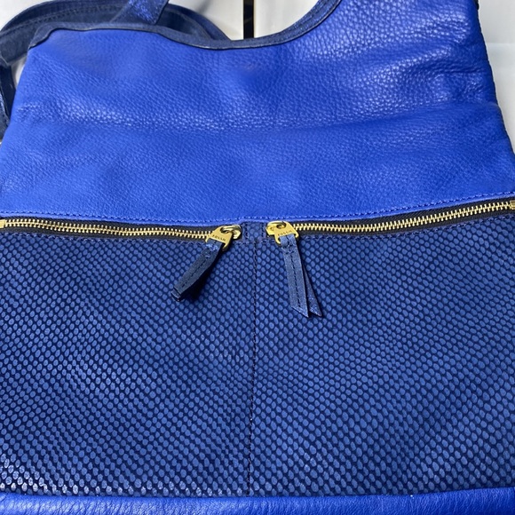 Fossil Erin Leather Foldover Tote/crossbody Bag - Picture 4 of 11